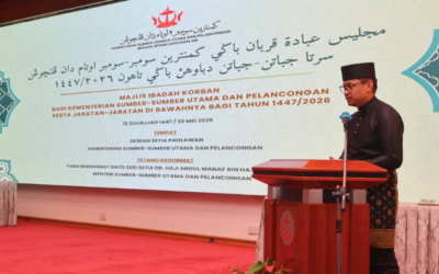 MAJLIS IBADAH KORBAN BAGI KEMENTERIAN SUMBER-SUMBER UTAMA DAN PELANCONGAN SERTA JABATAN-JABATAN DIBAWAHNYA BAGI TAHUN 1447/2026